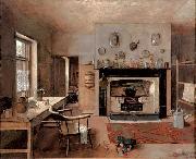 Frederick Mccubbin Kitchen at the old King Street Bakery painting
